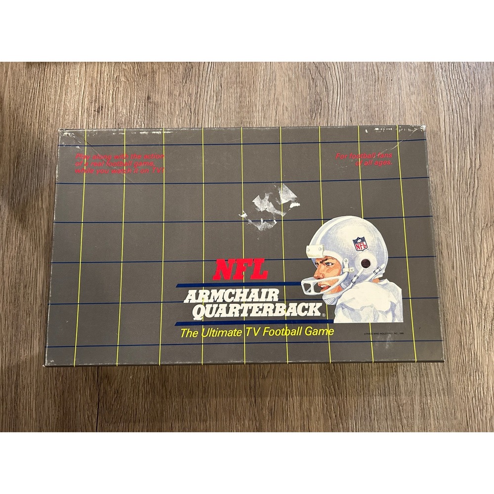 Trade Wind NFL Armchair Quarterback Unisex OS Gray Good Vintage 1986 TV Game